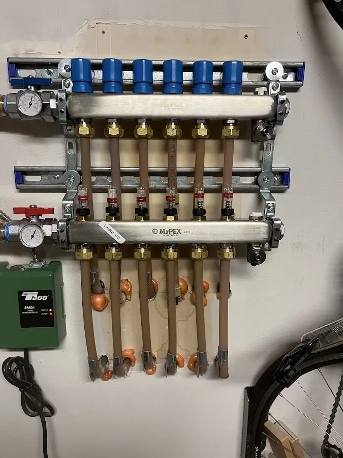 Plumber performing Leak Detection at a residential property in Marble Falls